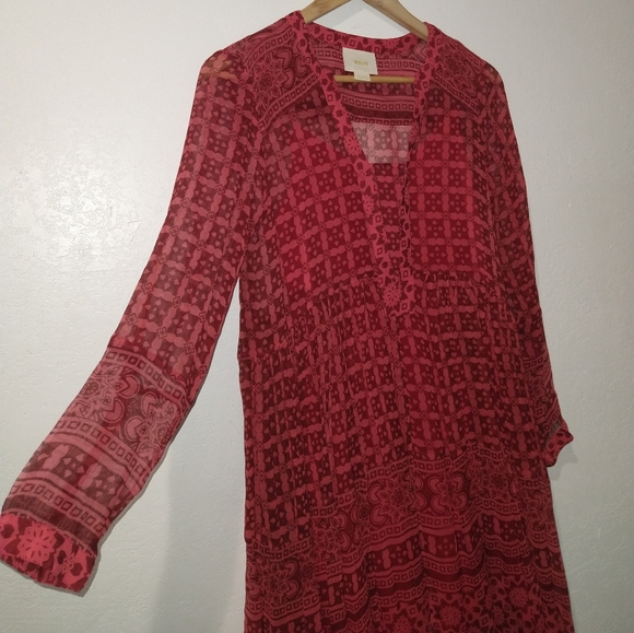 ANTHRO' MAEVE Canna Swing Dress - Picture 11 of 11